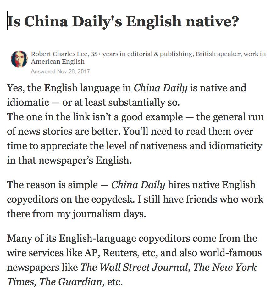 为什么很多人说China Daily不适合学英语？插图(1)